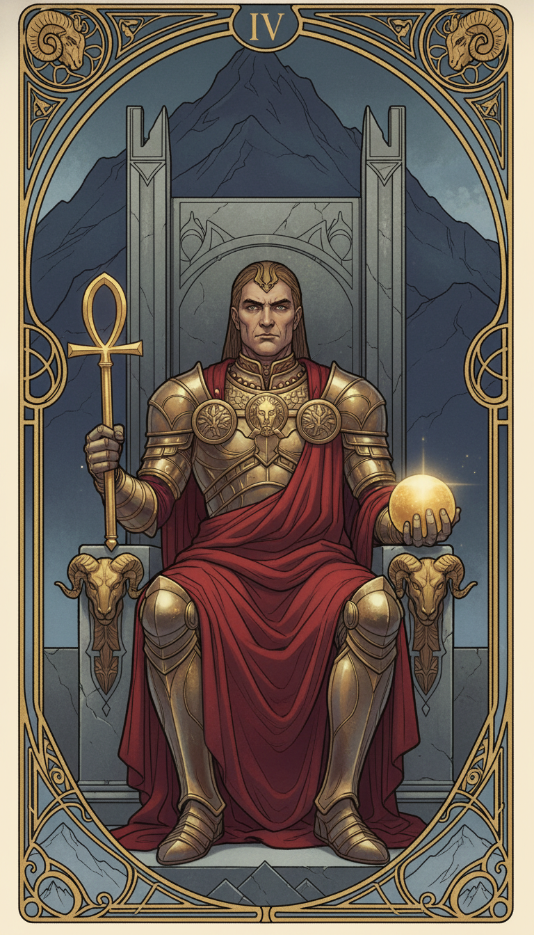 The Emperor tarot card